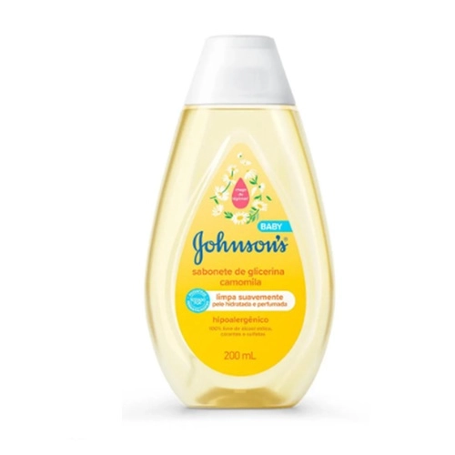SABONETE LIQUIDO JOHNSON´S BABY GLICERINA CAMOMILA 200ML
