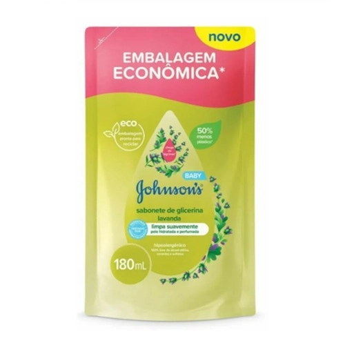 SABONETE LIQ JOHNSONS BABY LAVANDA REFIL 180ML