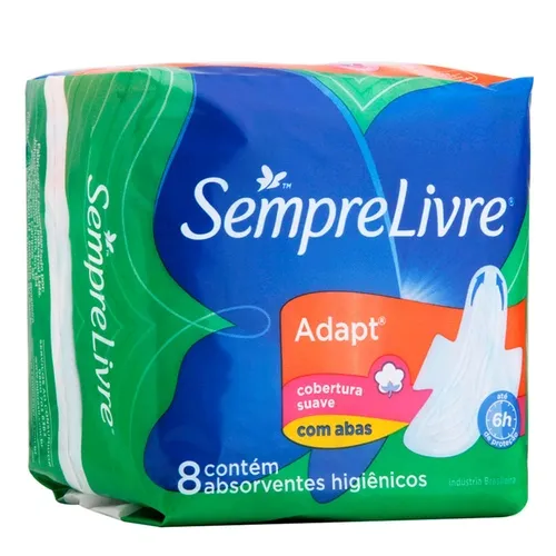 ABSORVENTE SEMPRE LIVRE ADAPT SUAVE ABAS 8UN