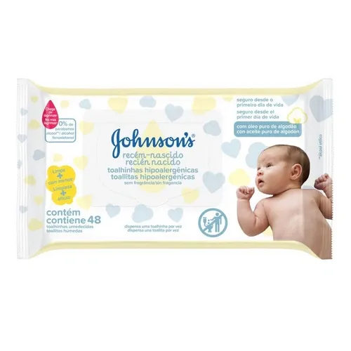 TOALHAS UMEDECIDAS JOHNSON BABY REC