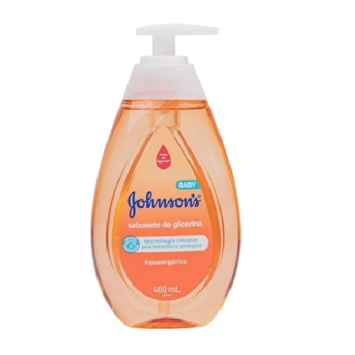 SABONETE LIQ JOHNSONS BABY GLICERINA CABECA AOS PES 400ML