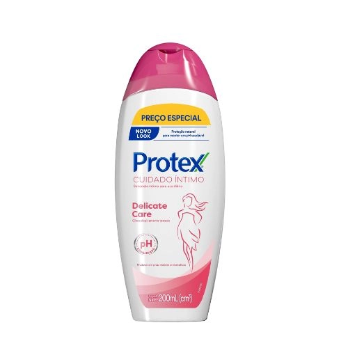 SABONETE LIQ INTIMO PROTEX DELICATE CARE 200ML