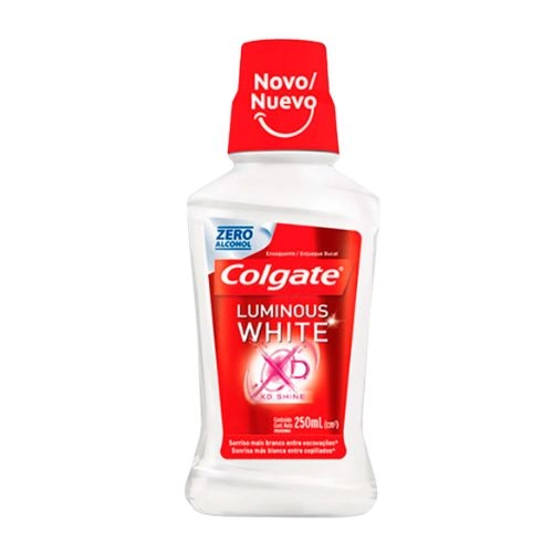 ENXAGUANTE BUCAL COLGATE LUMINOUS WHITE 250ML