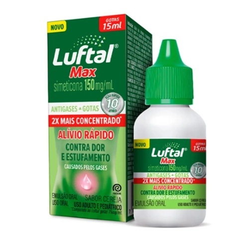 Luftal Max Simeticona 150Mg/Ml Cereja Gotas 15Ml