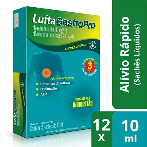 Luftagastropro 100Mg+20Mg/Ml 10Ml