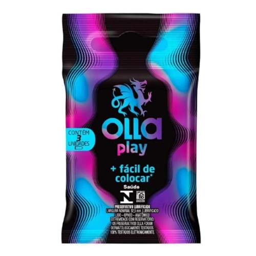 PRESERVATIVO OLLA PLAY 3 UNIDADES