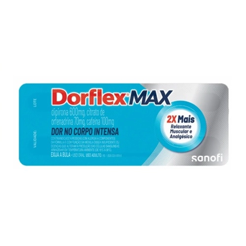 DORFLEX MAX 600MG+70MG+100MG ENV 4CP