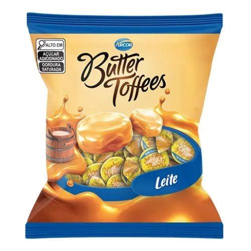 BUTTER TOFFEES BALA  CARAMELO DE LEITE 90G