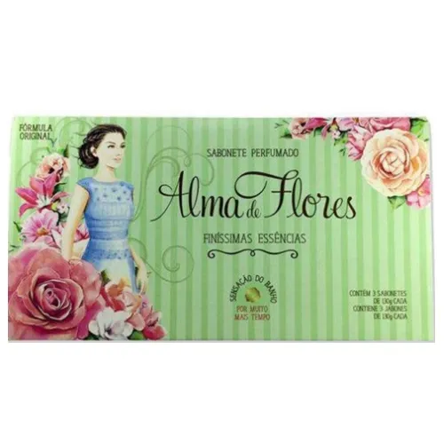 SABONETE ALMA DE FLORES TRADIC 3UN