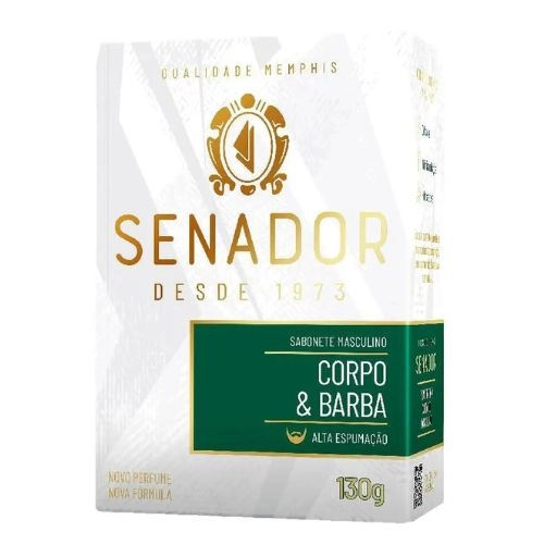 SABONETE SENADOR CORPO/BARBA 130G