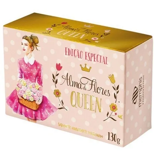 SABONETE ALMA DE FLORES QUEEN 130G