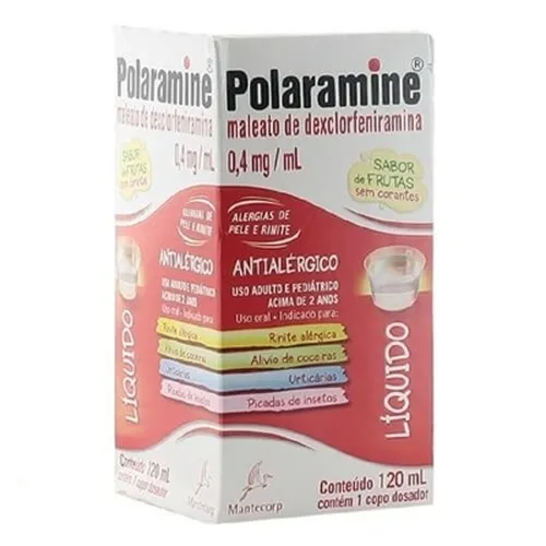 POLARAMINE LIQ C/120 ML