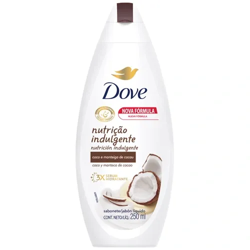 SABONETE LIQ DOVE NUTRICAO INDULGENTE 250ML