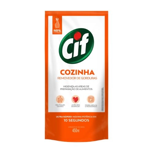 LIMPADOR COZINHA CIF REFIL 450ML