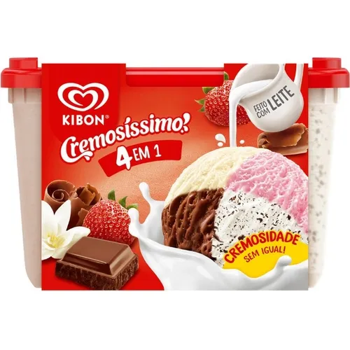 SORVETE KIBON CREMOS 4-1 2L