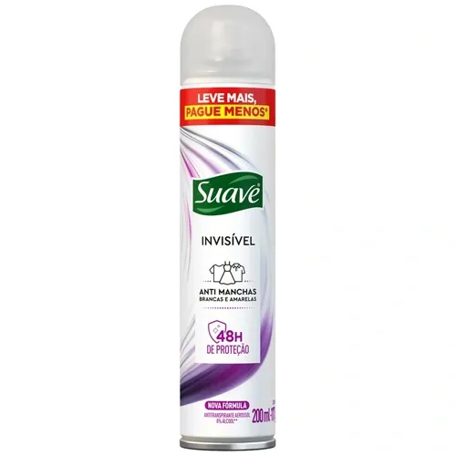 DESODORANTE SUAVE AER INVISIBLE LEVE+PAGUE- 200ML