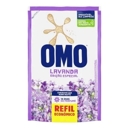LAVA ROUPAS OMO LAVANDA LIQ REFIL 900ML