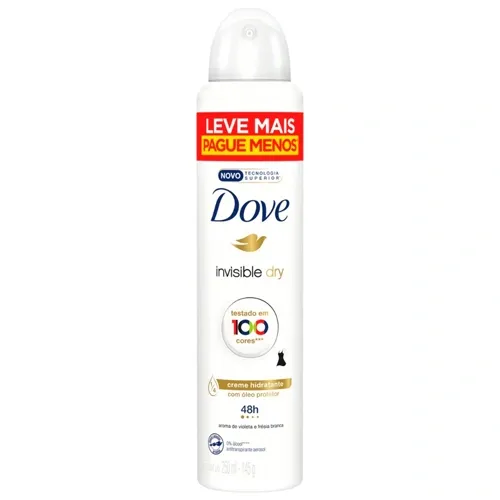 DESODORANTE DOVE AER INVISIBLE DRY L250MLP150ML