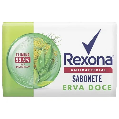 SABONETE REXONA ANTIBACTERIAL ERVA DOCE 84G