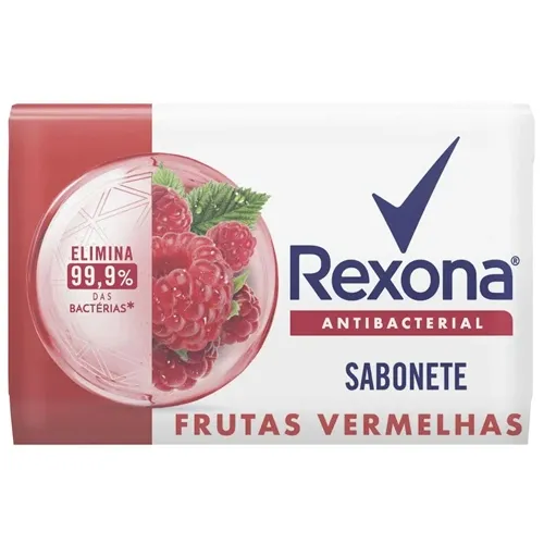 SABONETE REXONA ANTIBACTERIAL FRUTAS VERMELHAS 84G