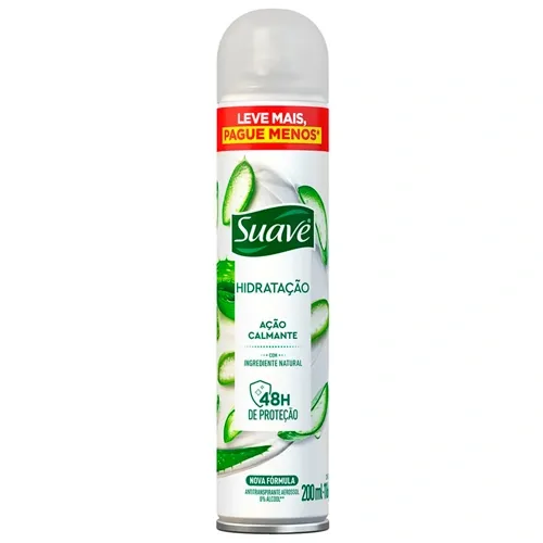 DESODORANTE SUAVE AER HIDRATANTE LEVE+PAGUE- 200ML
