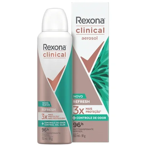 Desodorante Rexona Aer Clinical Fem Refresh 150Ml