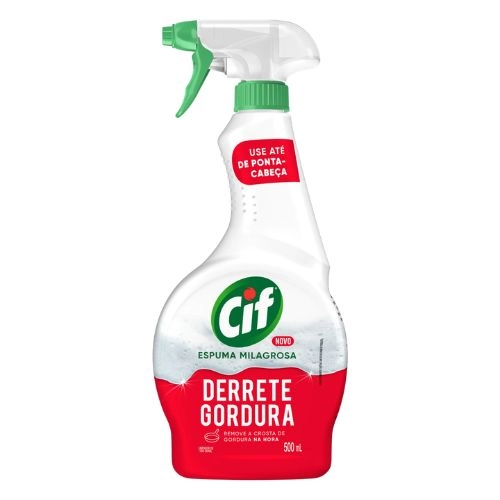 LIMPADOR DESENGORDURANTE  ESPUMA GATILHO COZINHA CIF 500 ML
