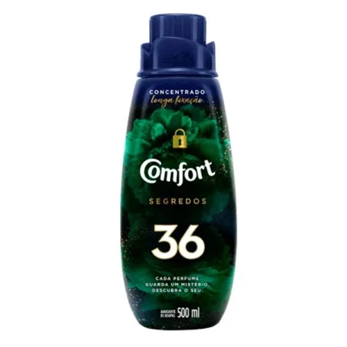 Amaciante Concentrado Comfort Segredos 36 500Ml