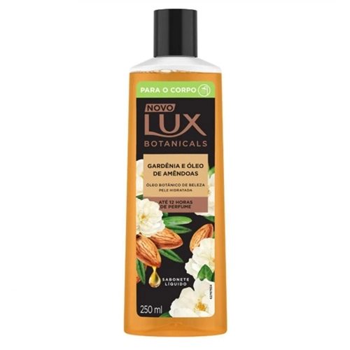 SABONETE LIQ LUX BOTANICALS GARDENIA/OLEO DE AMENDOAS 250ML