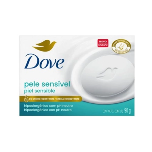 SABONETE EM BARRA DOVE PELE SENSIVEL 90G