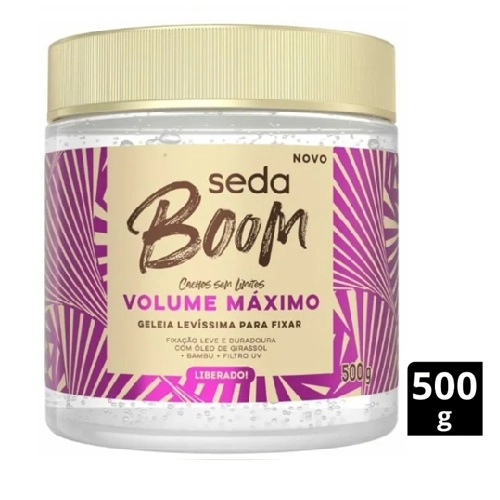 GELEIA CAPILAR SEDA BOOM VOLUME MAXIMO 500G