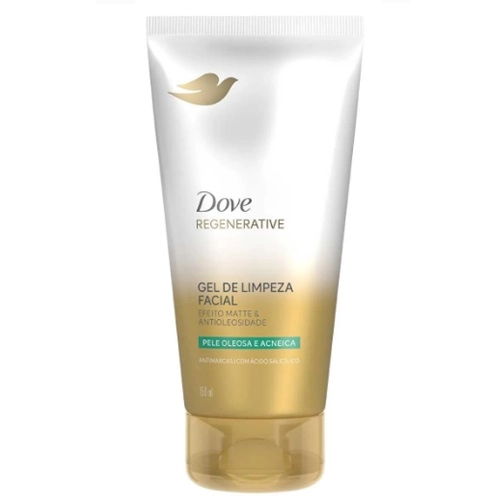 GEL LIMPEZA FACIAL DOVE REGENERATIVE PELE OLEOSA/ACNEICA 150ML