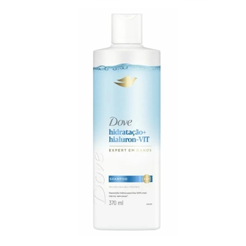 SHAMPOO DOVE HIDRATACAO+HIALURON VIT 370ML