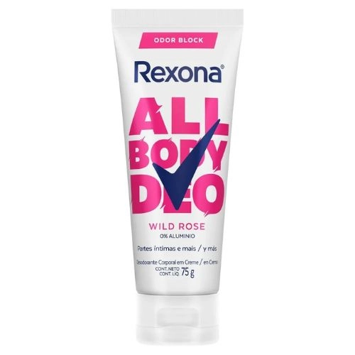 DESODORANTE REXONA CR ALL BODY DEO WILD ROSE CORPORAL FEM 75G