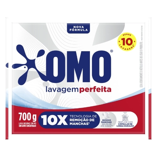 LAVA ROUPAS OMO LAVAGEM PERFEITA PO 700G