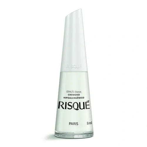 ESMALTE RISQUE CR BRANCOS PARIS 8ML