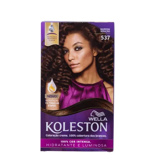 TINTA KOLESTON 537 MARROM SEDUCAO KIT 1UN