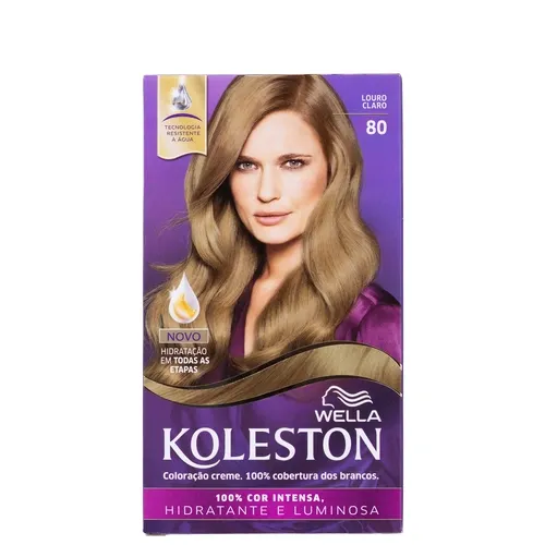 TINTA KOLESTON 80 LOURO CLARO KIT 1UN