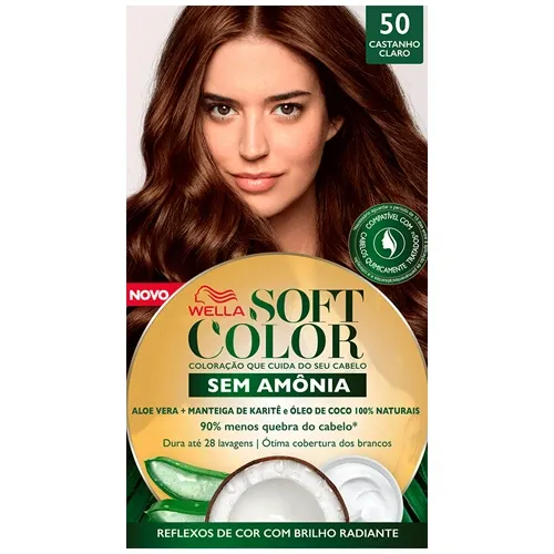 TINTA SOFT COLOR 50 CASTANHO CLARO 1UN