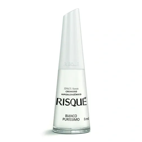 ESMALTE RISQUE CR BRANCOS BIANCO PURISSIMO 8ML