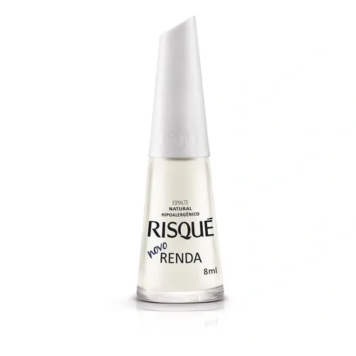 ESMALTE RISQUE CR BRANCOS RENDA 8ML