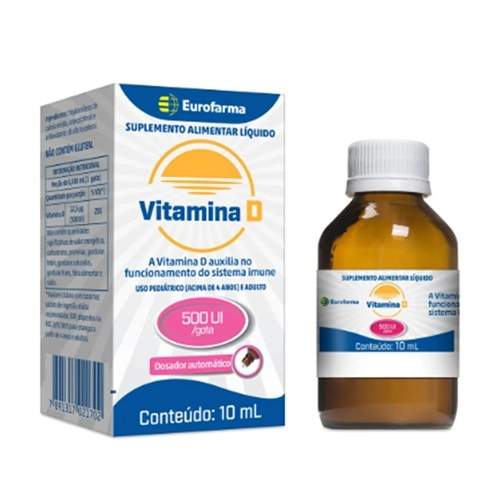 VITAMINA D 500UI EUROFARMA GTS 10ML