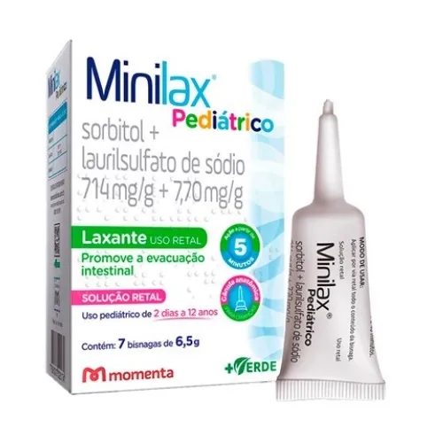 MINILAX PEDIATRICO 714MG+7,70MG/G SOL RETAL 7BISN 6,5G