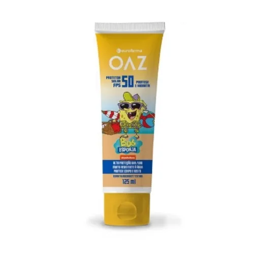PROTETOR SOLAR OAZ FPS 50 BOB ESPONJA 125ML EUROFARMA
