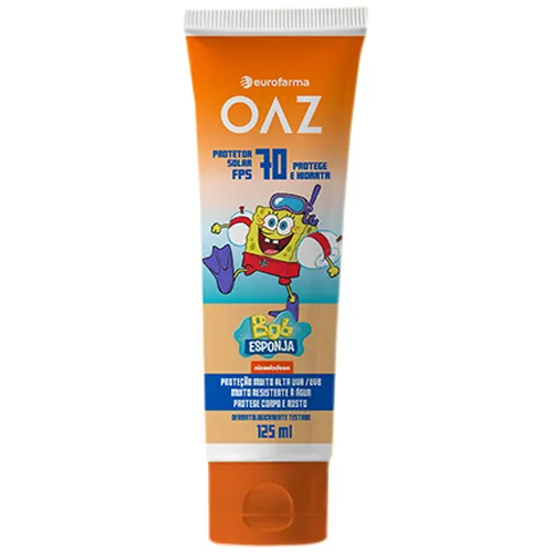 Protetor Solar Infantil Oaz 70Fps Bob Esponja 125Ml