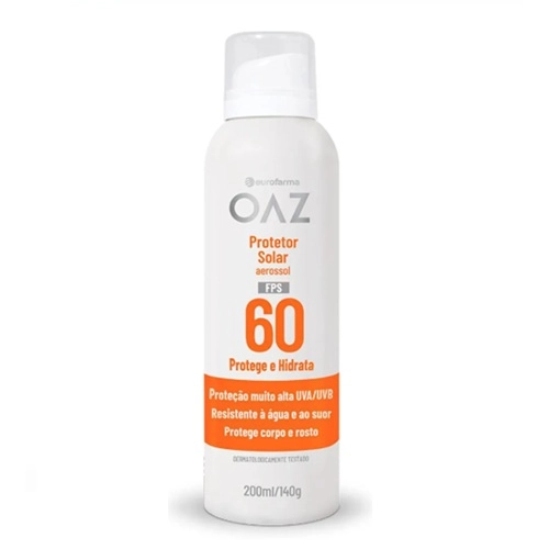 PROTETOR OAZ F60 PROTEGE&HIDRATA AEROSSOL 200ML