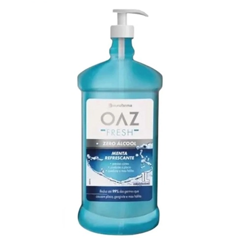 ENXAGUANTE BUCAL OAZ FRESH CARE MENTA REFRESCANTE 1L