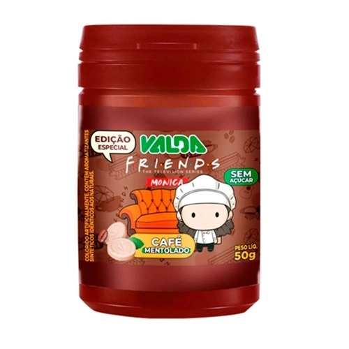 VALDA FRIENDS CAFE MENTOLADO 50G