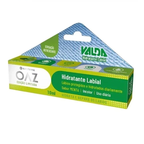 HIDRATANTE LABIAL OAZ VALDA MENTA 10ML