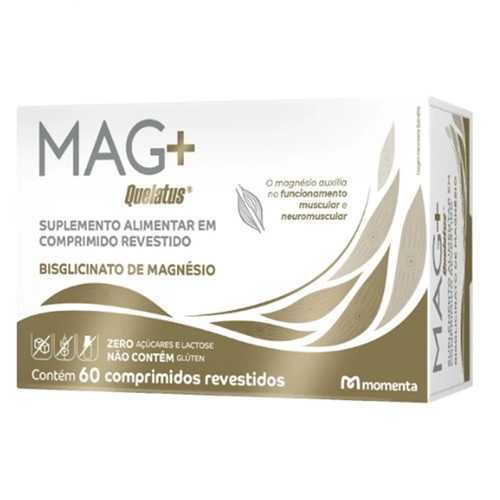  MAG+ QUELATUS SUPLEMENTO ALIMENTAR BISGLICINATO DE MAGNESIO 60 COMPRIMIDOS